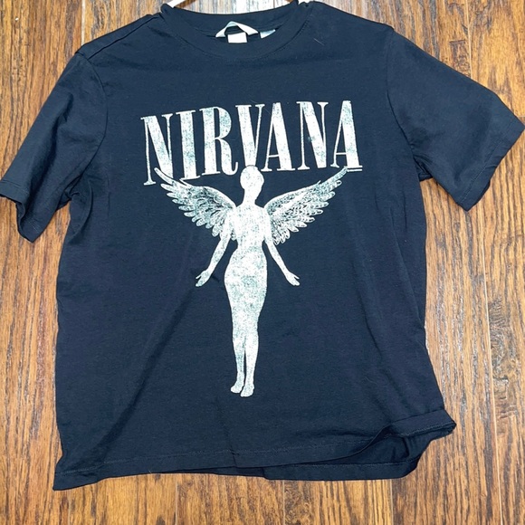 H&M Tops - H&M Nirvana Tee